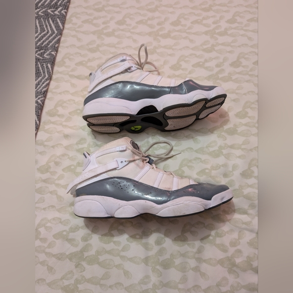 Nike Jordan 6 Rings White Cool Grey 322992 121 - Picture 2 of 5